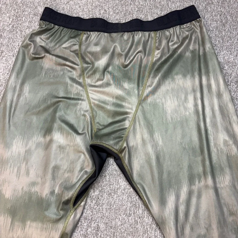 BlackStrap Mens Base Layer Pants XXL Green Camo Performance Leggings Made in USA